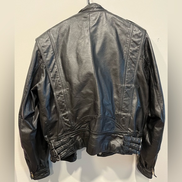 Vintage Berman’s Leather Motorcycle Jacket 🔥 - Picture 3 of 6